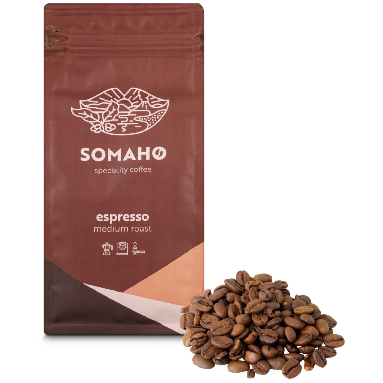 Somaho Bohnenkaffee Espresso medium roast