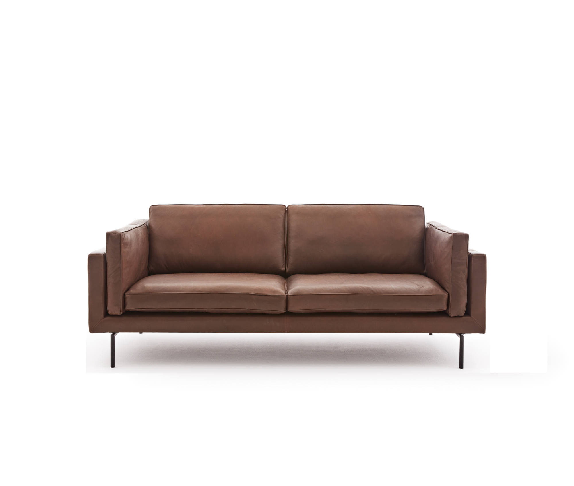 Loods 5 Design 3-zitsbank Stark 3-zits, 215 cm | C Sauvage Chocolate | Zwart met knik