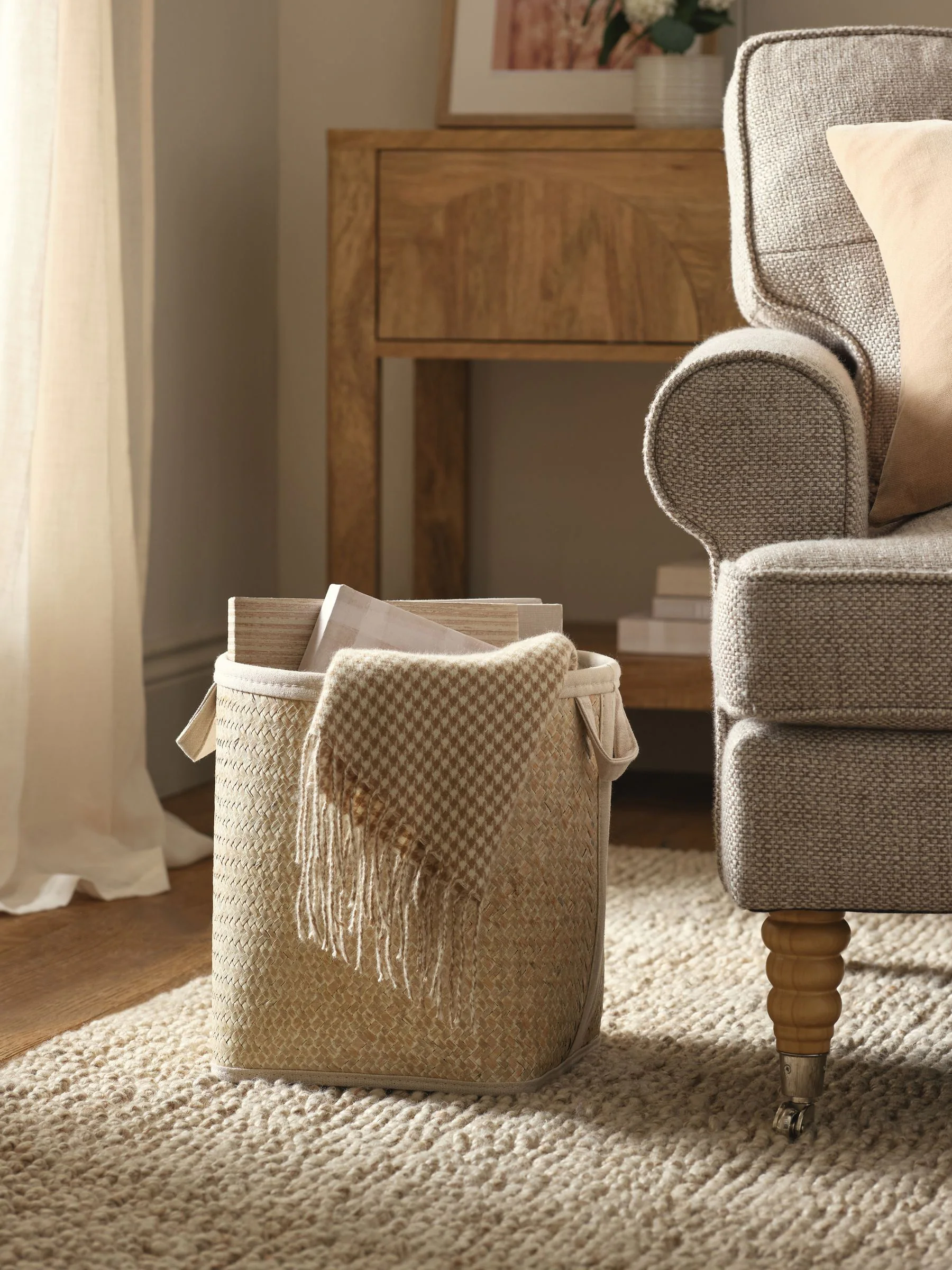 Herringbone Storage Basket