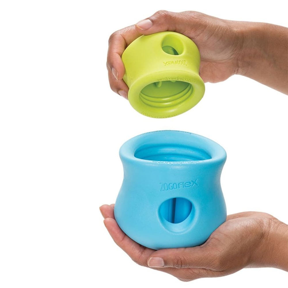 Jouet pour chiens avec zogoflex toppl vert granny smith s