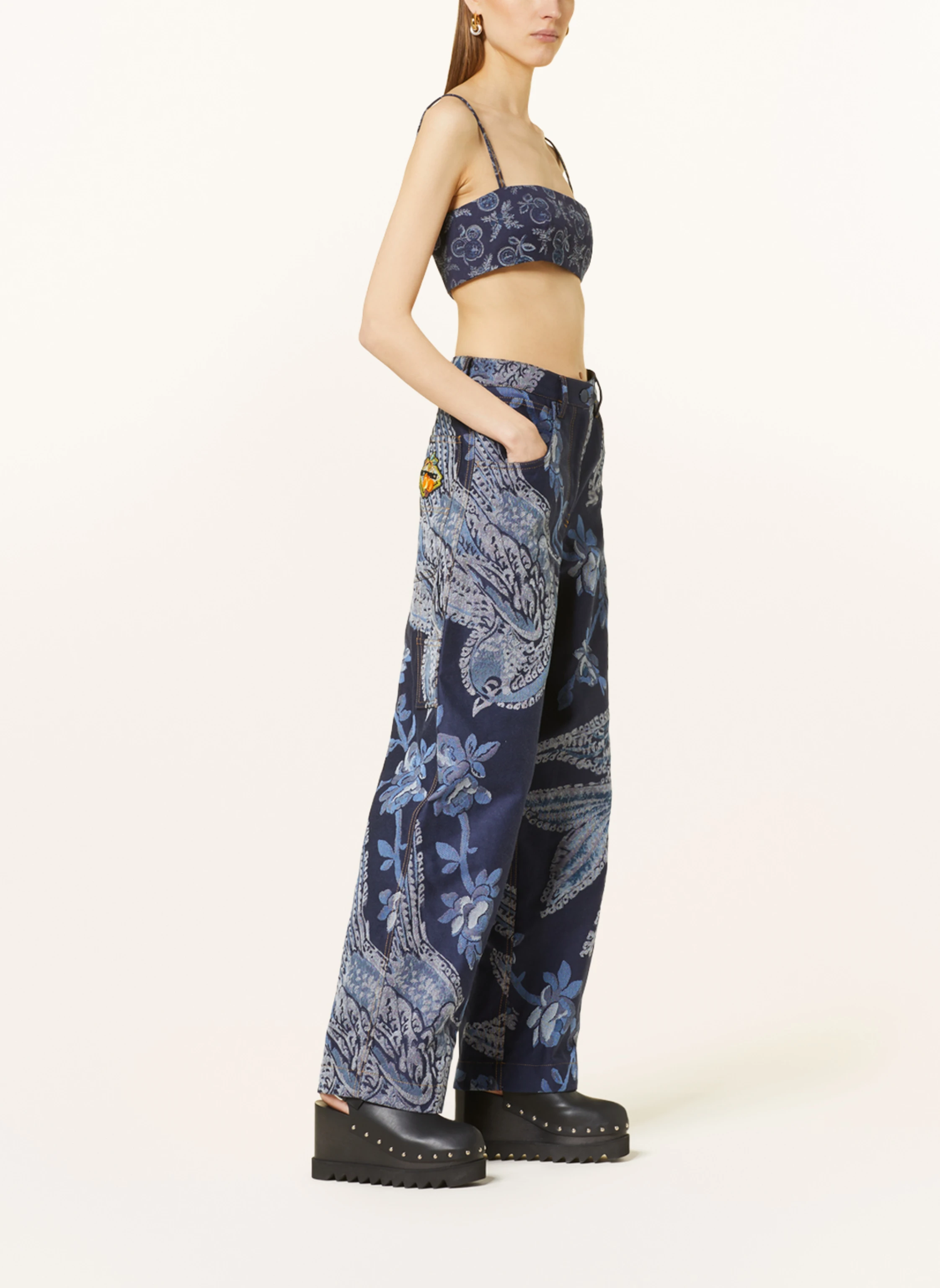 ETRO Marlenehose aus Jacquard