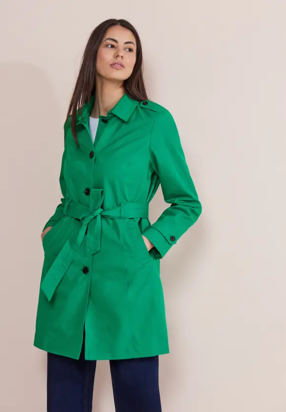 Klassischer Trenchcoat - fresh spring green