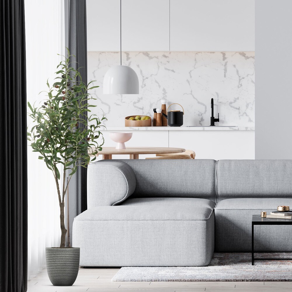 Kunstpflanze OLIVE Kunststoff hjh OFFICE