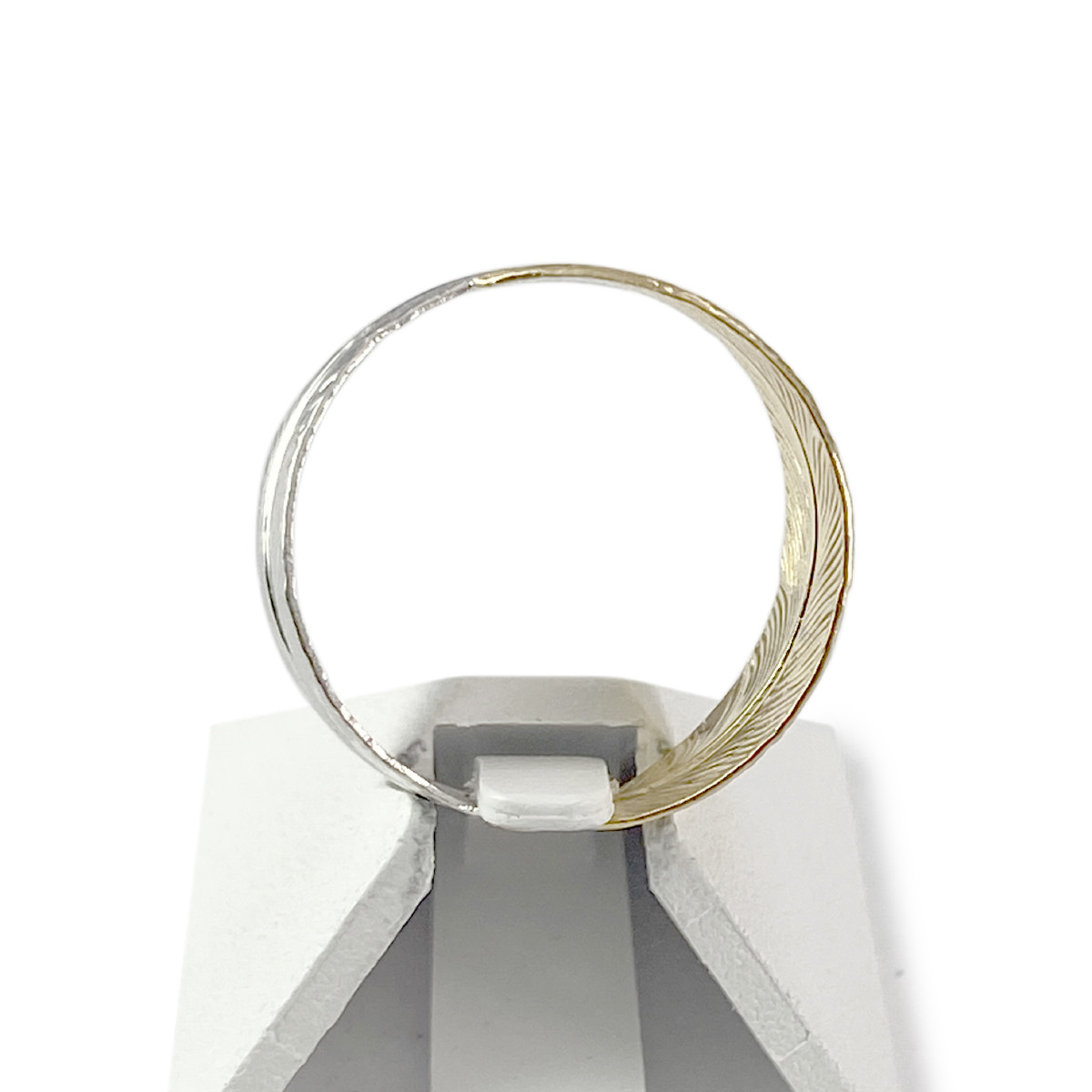 Bague d'occasion or 750 2 tons