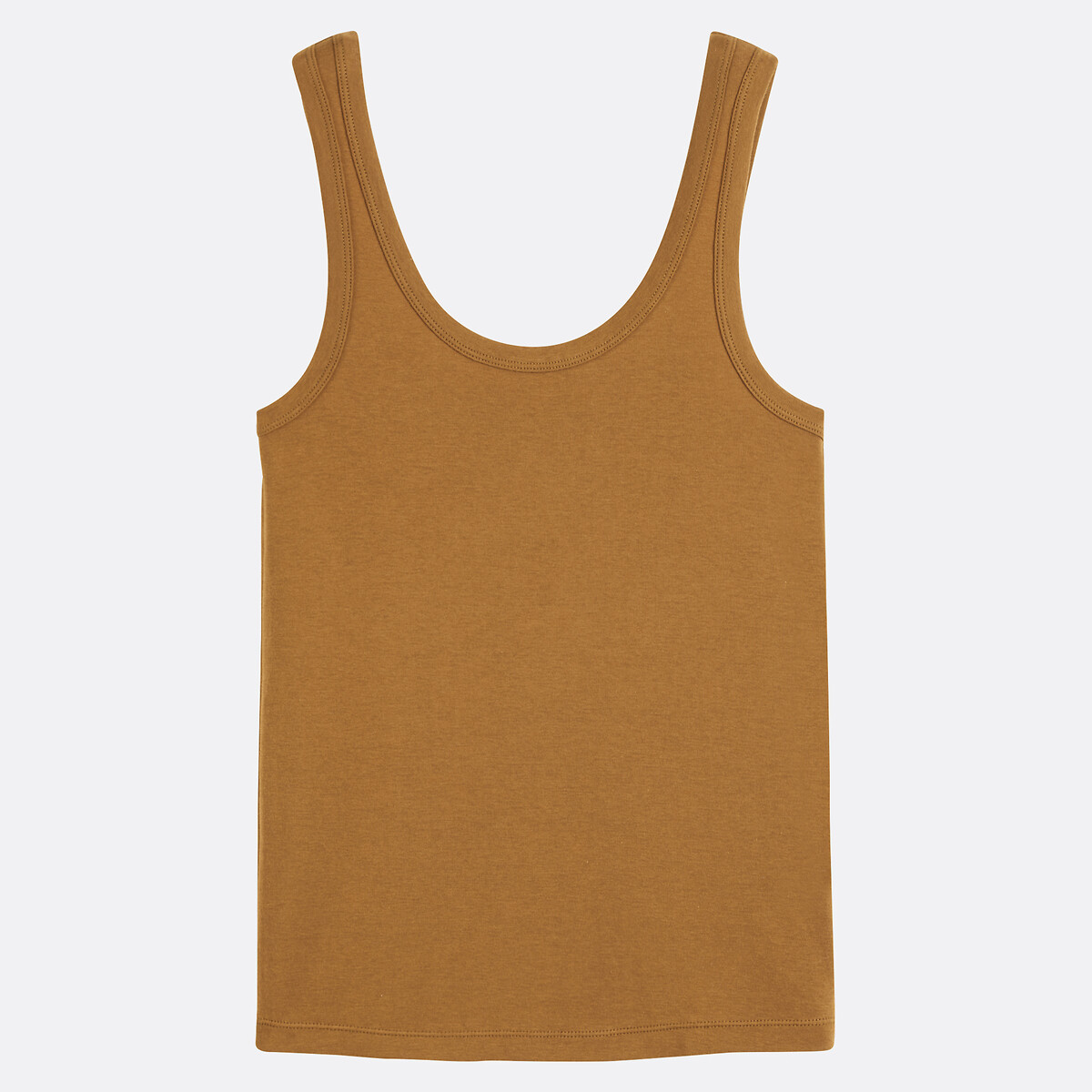 COLEÇÕES LA REDOUTE<br>Regata com gola redonda