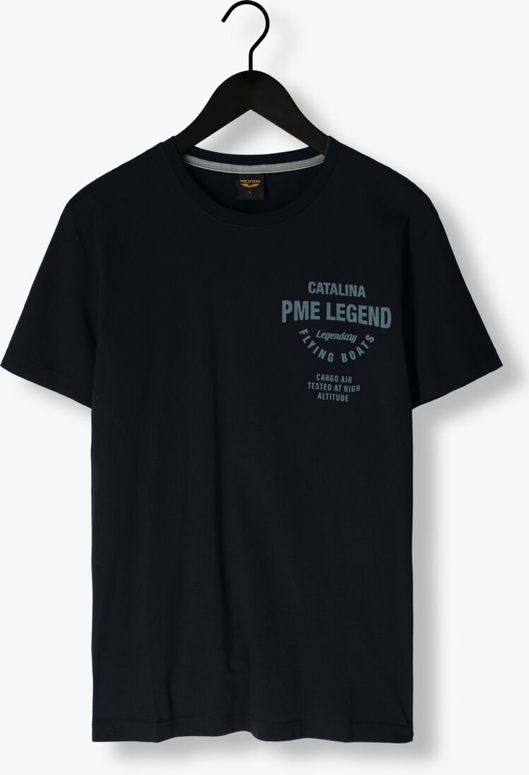 PME LEGEND blauwe pme legend t-shirt short sleeve r-neck play single jersey
