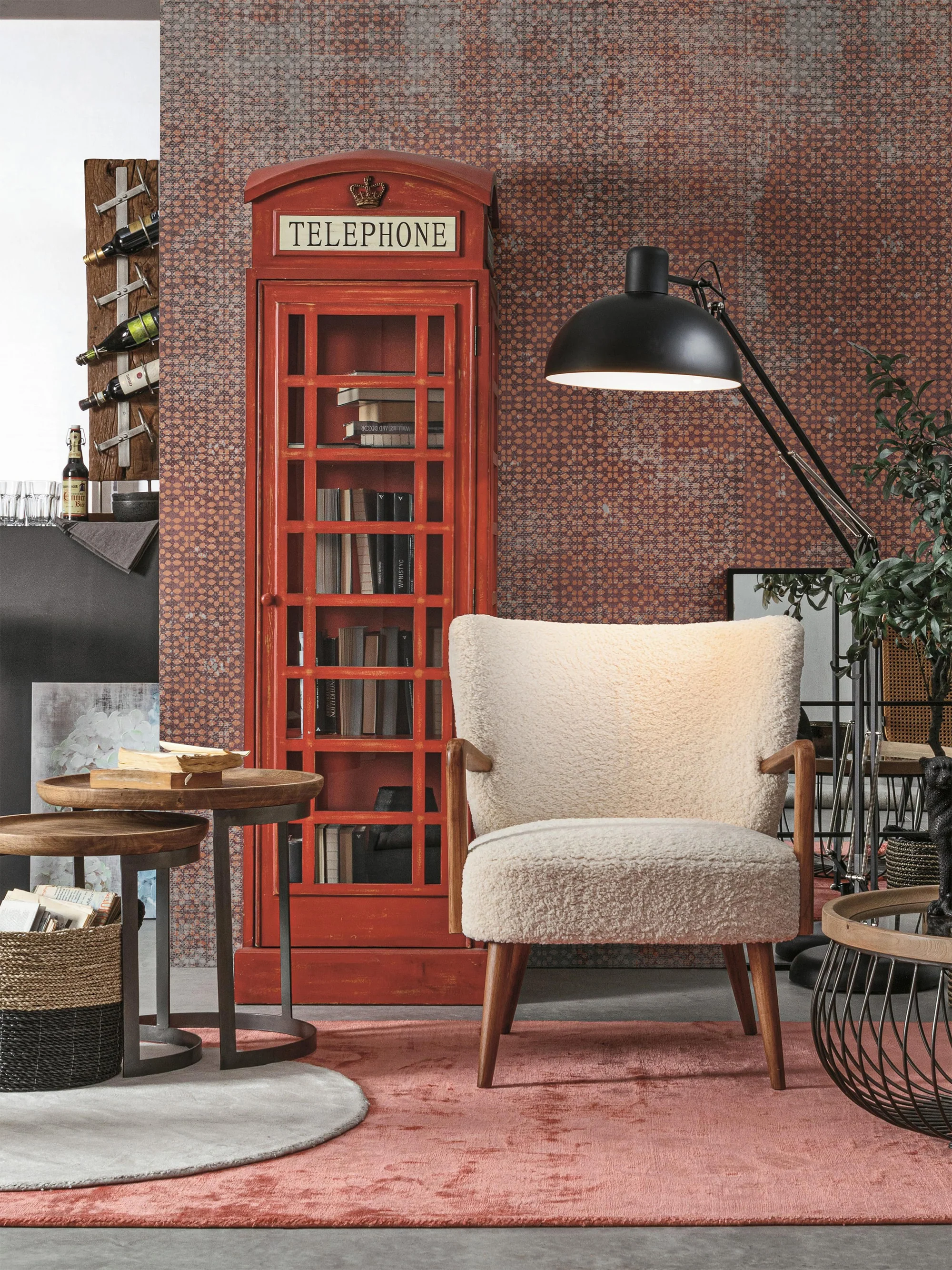 Teddy loungefauteuil Moritz met armleuningen