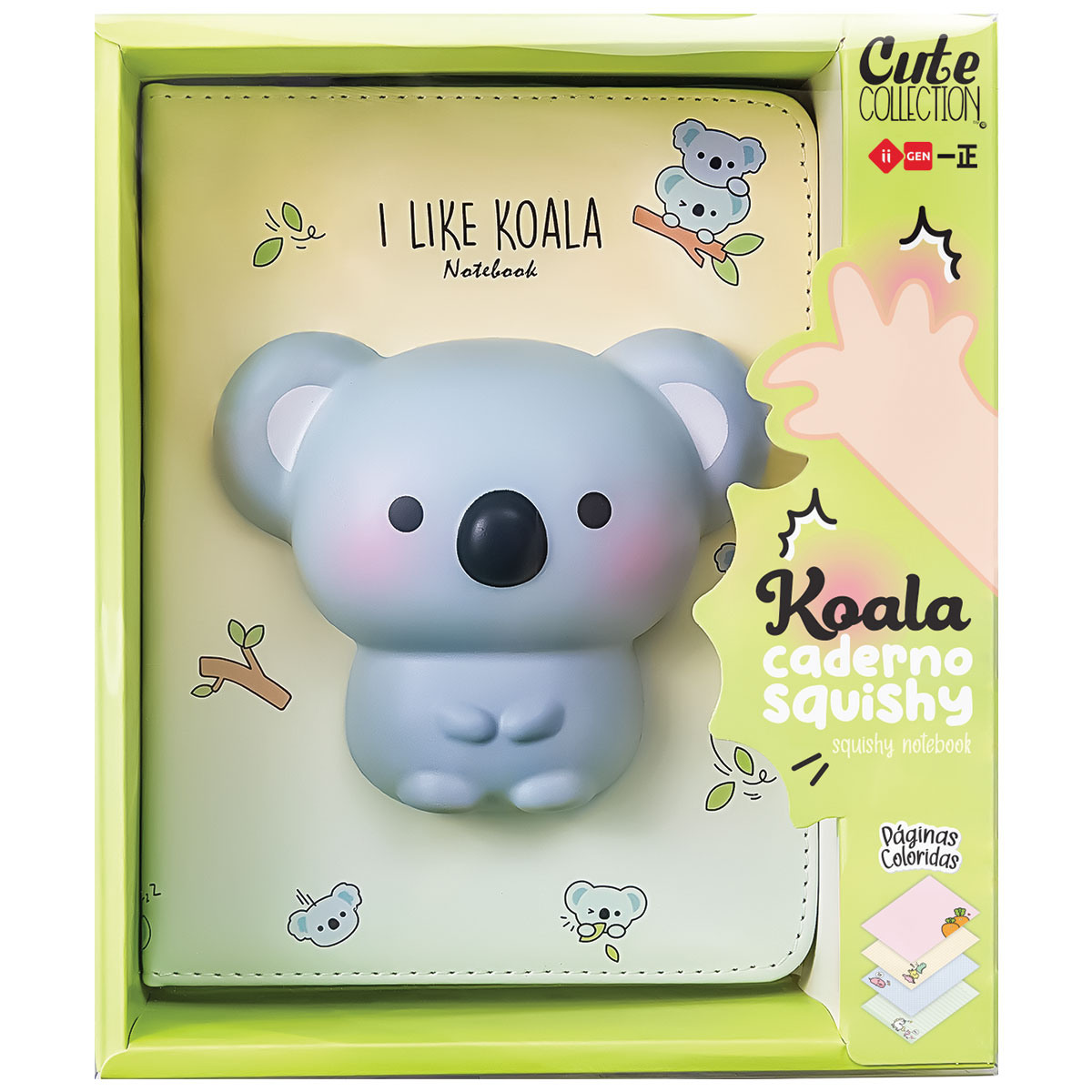 CADERNO KOALA SQUISHY CUTE COLLETION
