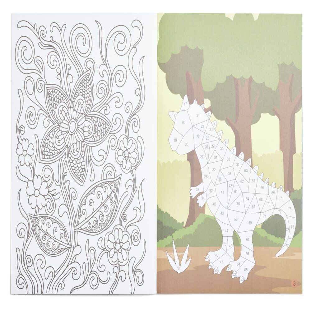 Livre de coloriage et stickers - 12 pages