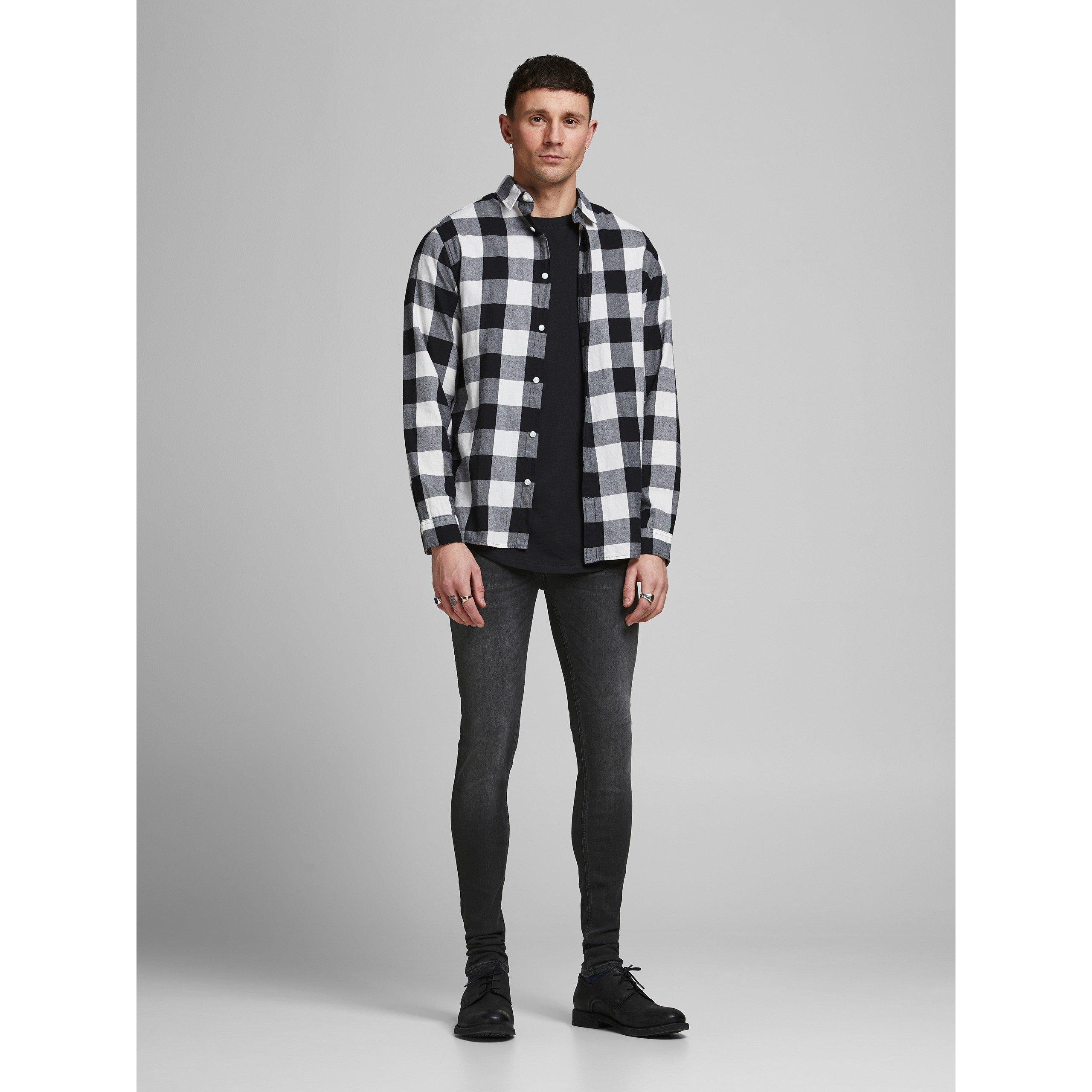 Jack and Jones Spray On Super Skinny Jeans