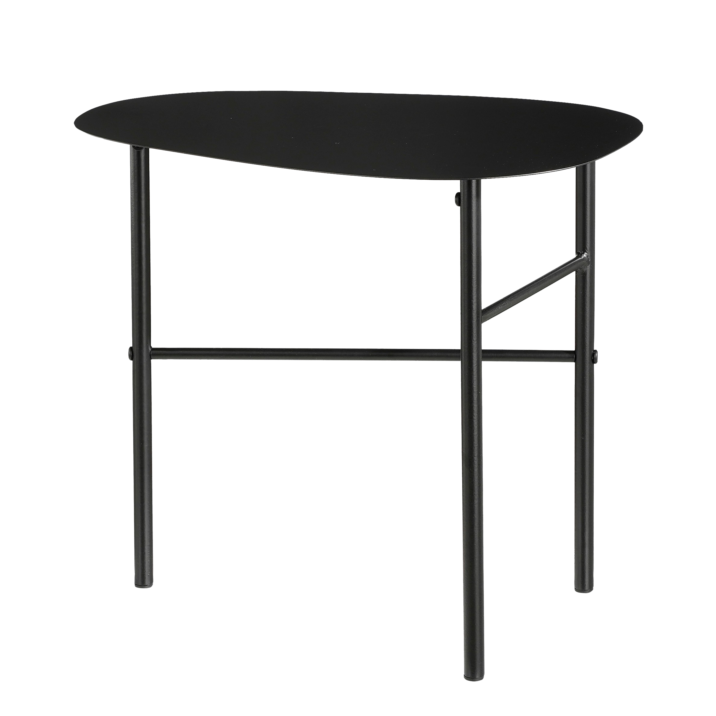 Mica decorations - table d'appoint en métal noir h40