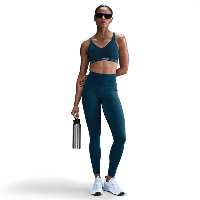 Nike Dame Lange tights Universa Dri-FIT Pocket Tights Blå