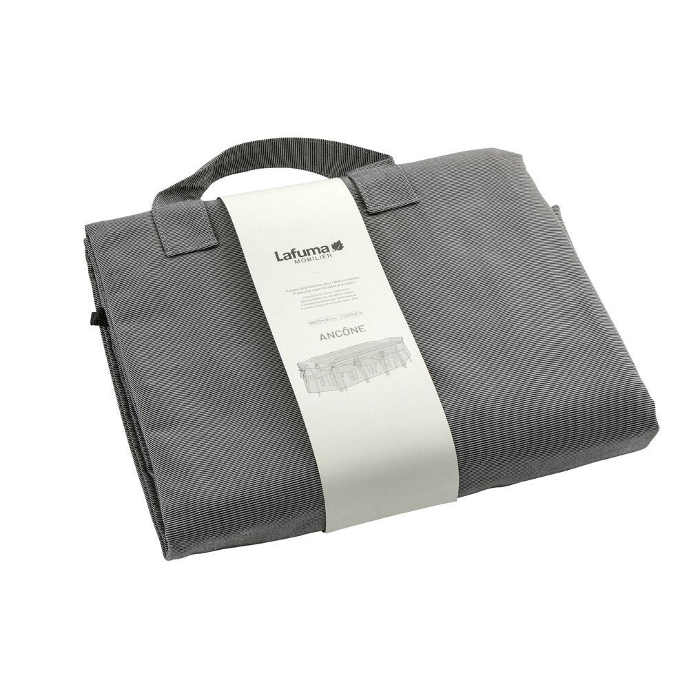 Schutzabdeckung für Tisch und Stühle Ancône PU-Polypropylenfilm Grau Anthracite