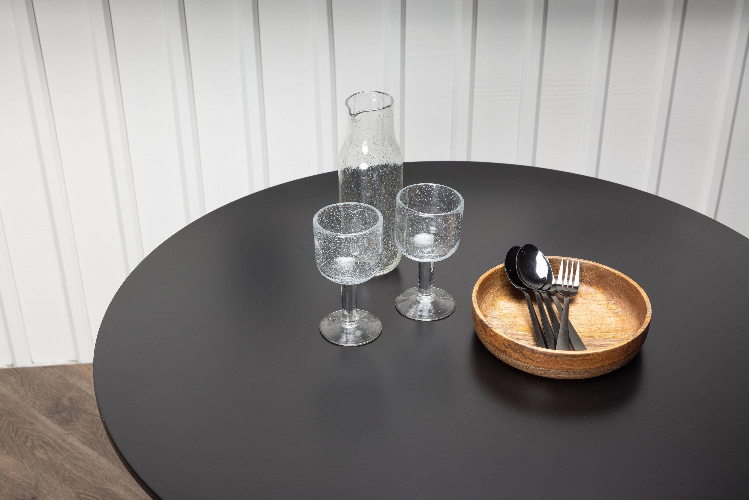 Hakaro Eetkamertafel - Ã¸90 cm - Zwart