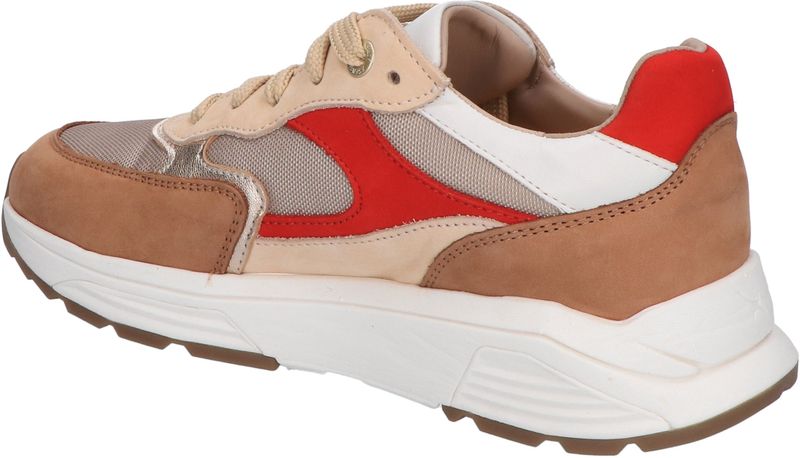 Xsensible - Ponte Vecchio - Dames Sneaker - Bruin Combi - Leer