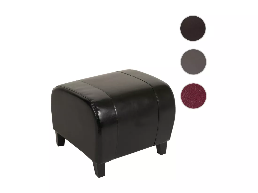Pouf Aversa, noir