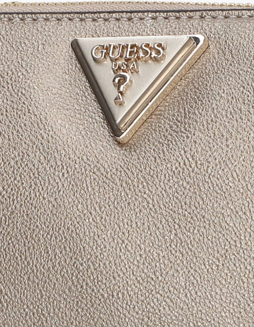 GUESS zilveren guess schoudertas latona mini