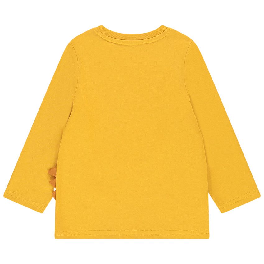 T-shirt manches longues Dino pour bébé garçon - Jaune