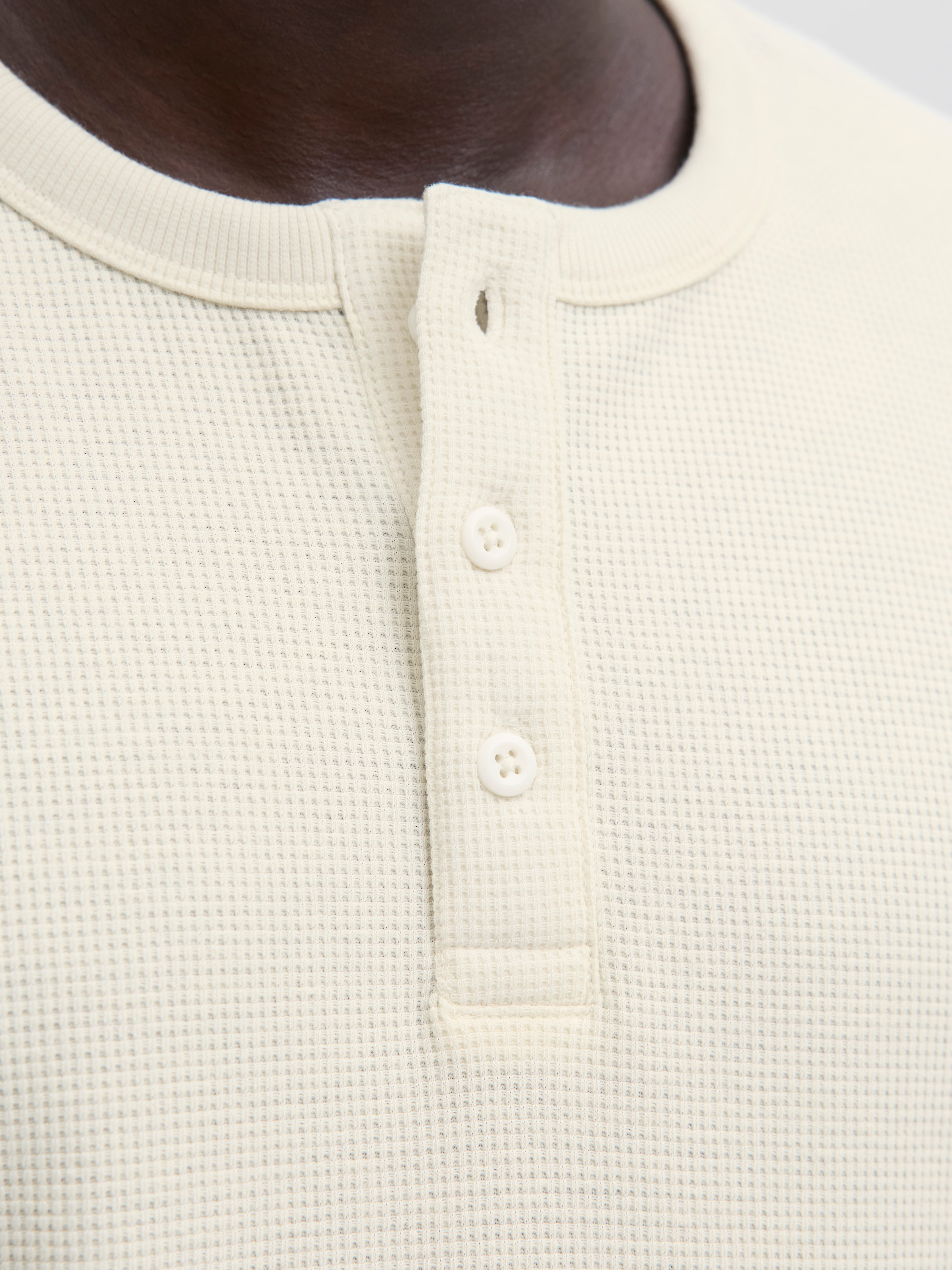 Jack & Jones Langarmshirt »JJEDOVER HENLEY LS TEE NOOS«