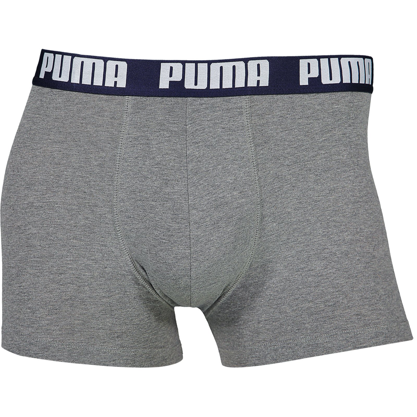 Puma Herren-Boxershorts Basic 2er Pack M, grau