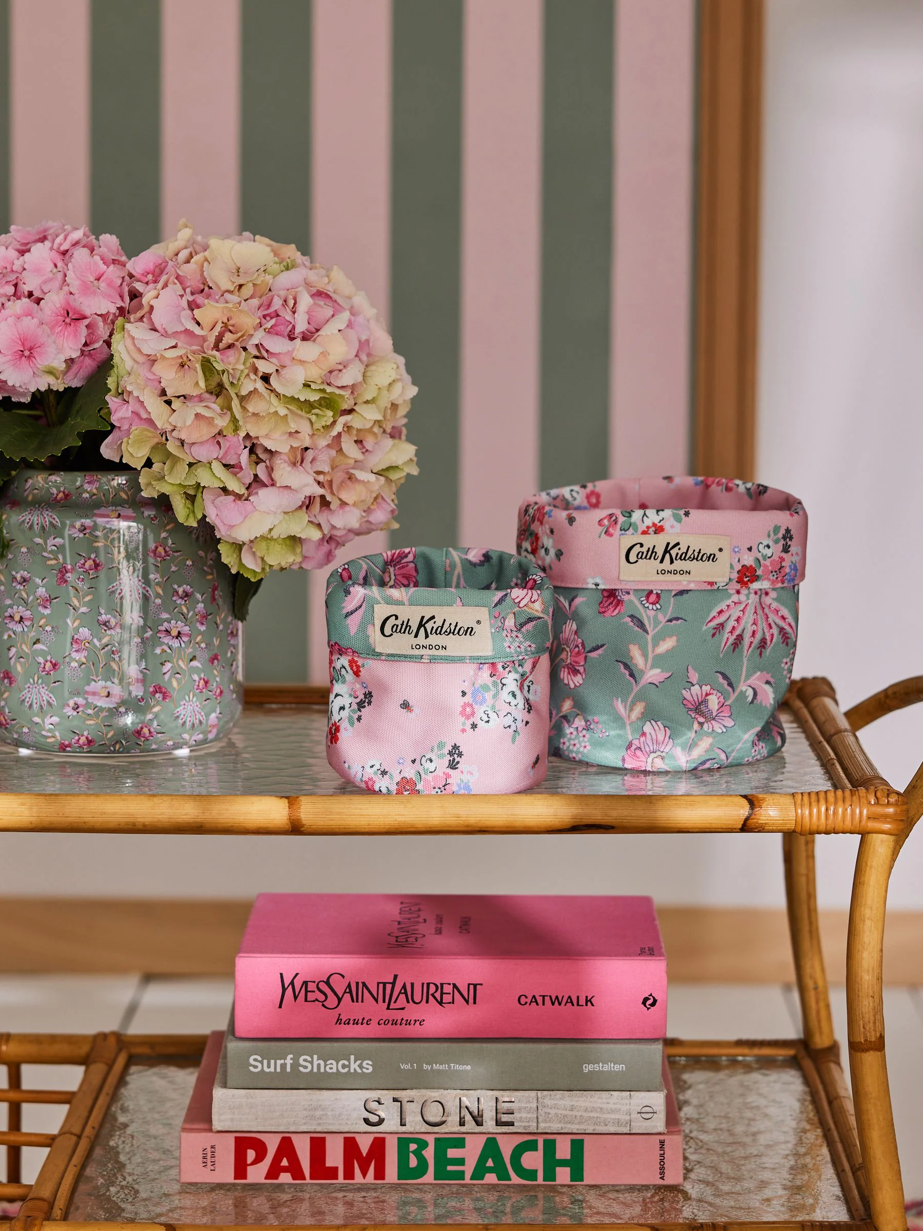Cath Kidston set van 2 omkeerbare opbergtassen