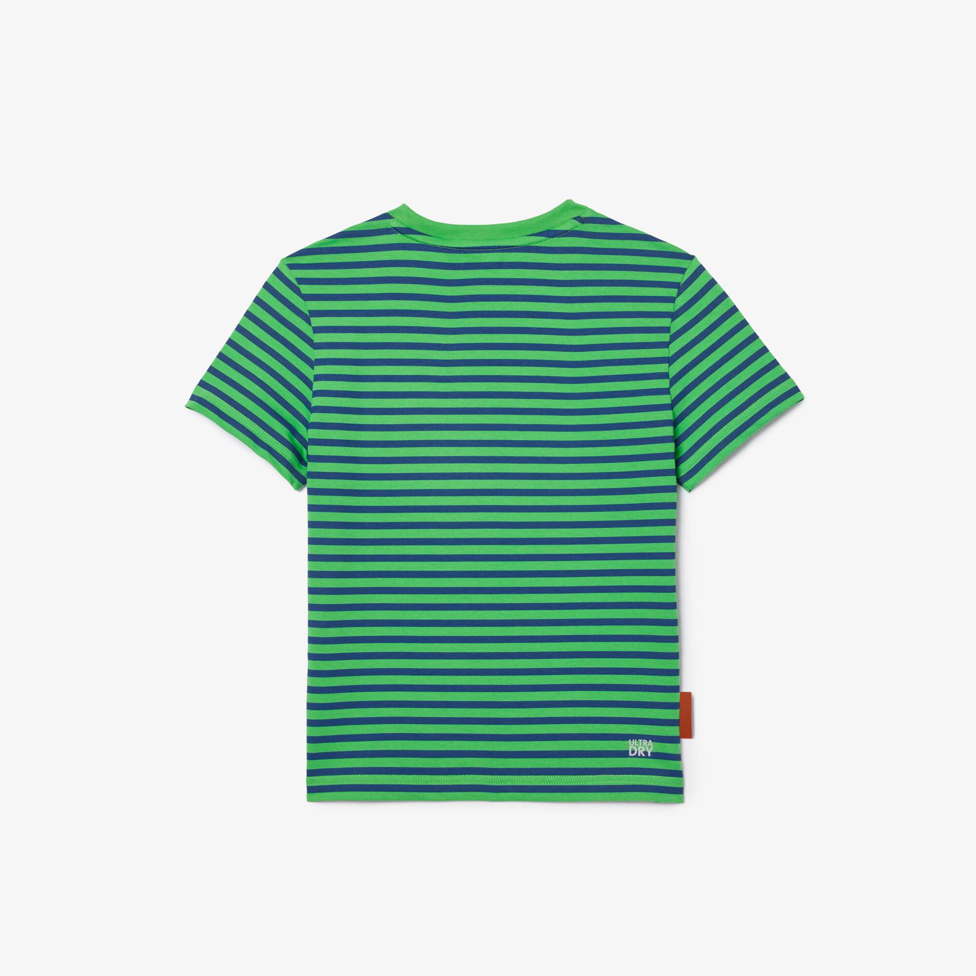 Ultra-Dry Sport Tennis-T-Shirt French Open Edition T-Shirts & Hemden - Blau - Lacoste - Kinder