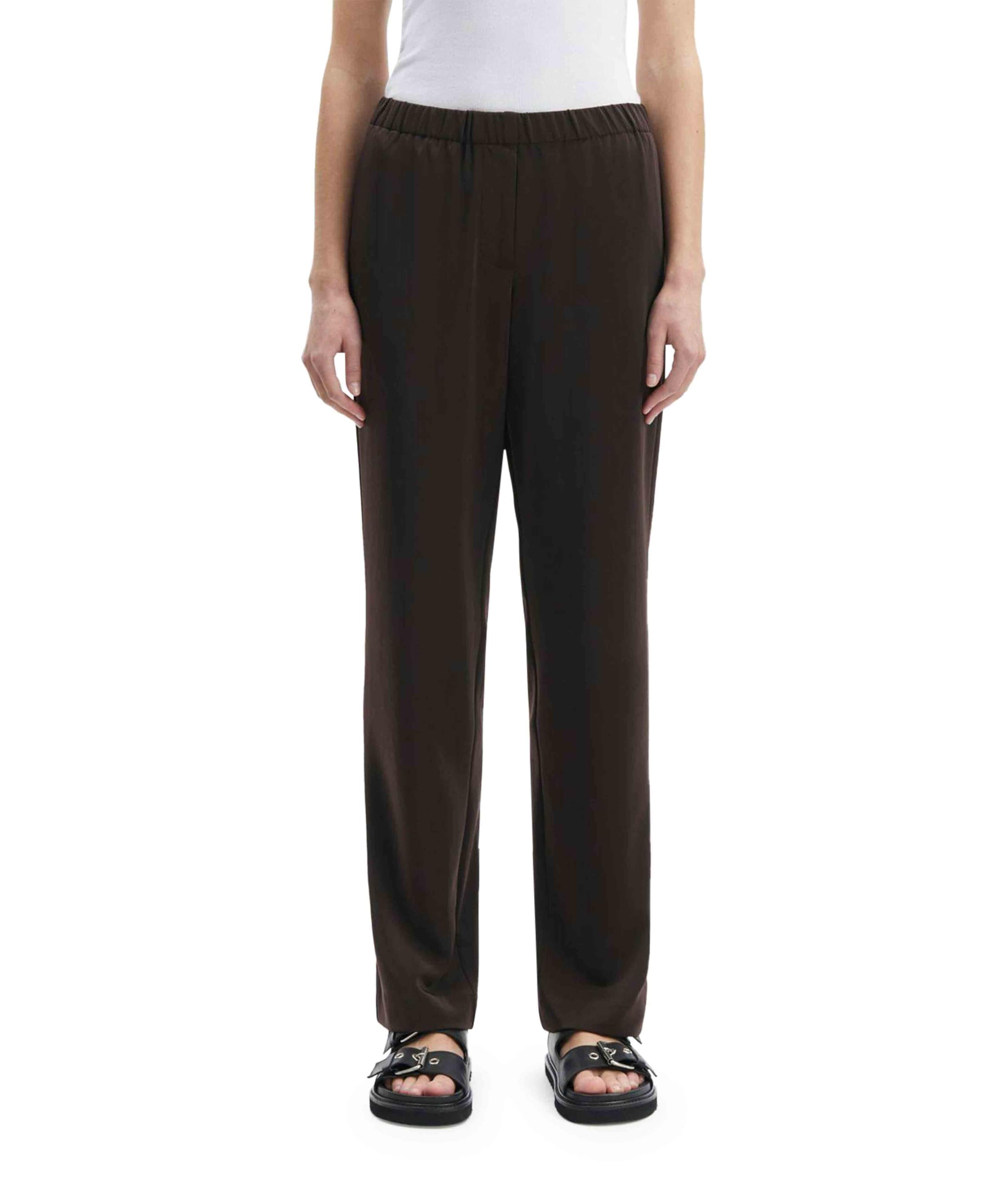 Samsøe Samsøe Hoys straight pants 7331 bruin