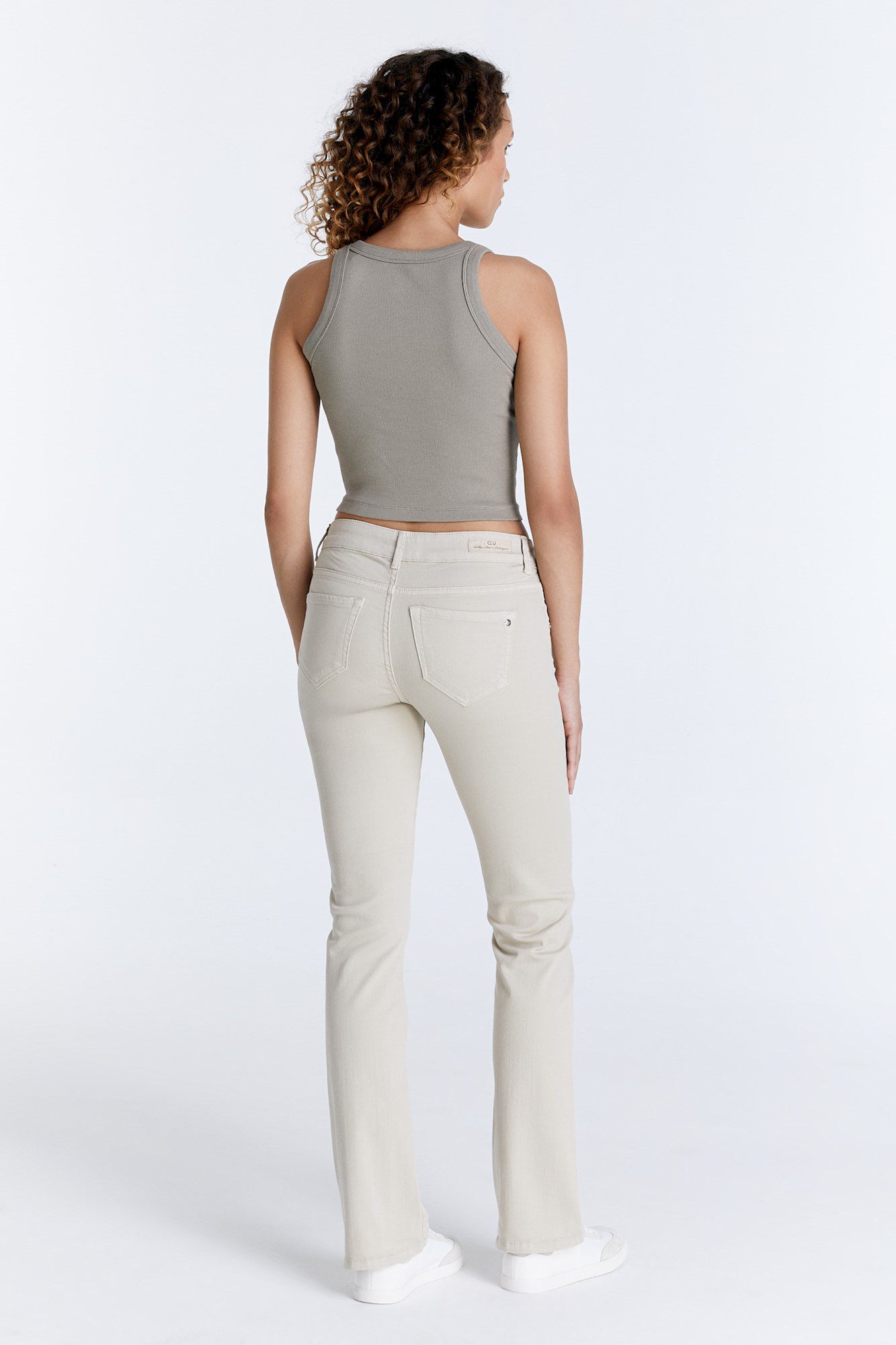 COJ Denim - Judith Mid Waist Jeans - Sand
