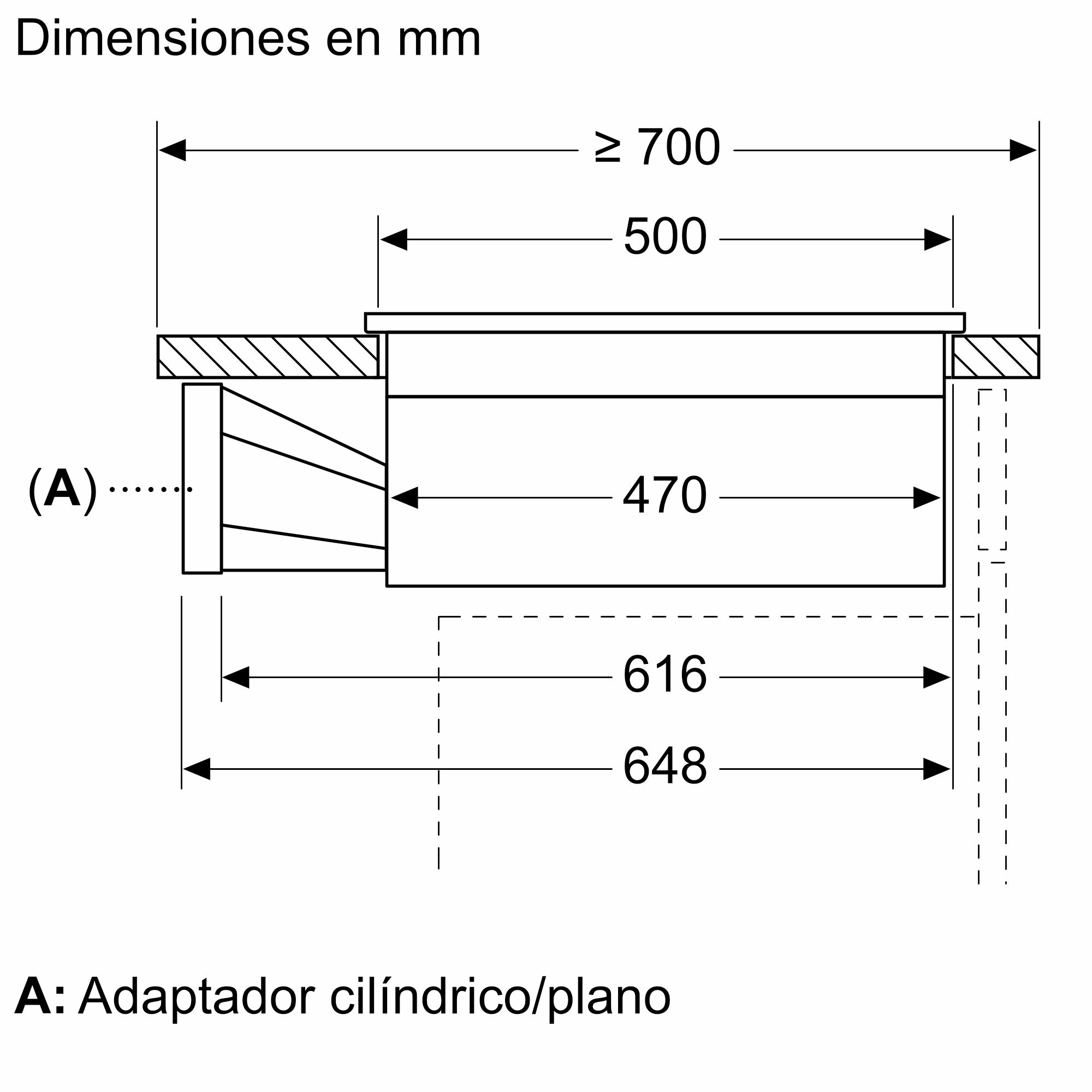 Placa de indução Série 8 com exaustor integrado de 80 cm com perfis PXX875D67E