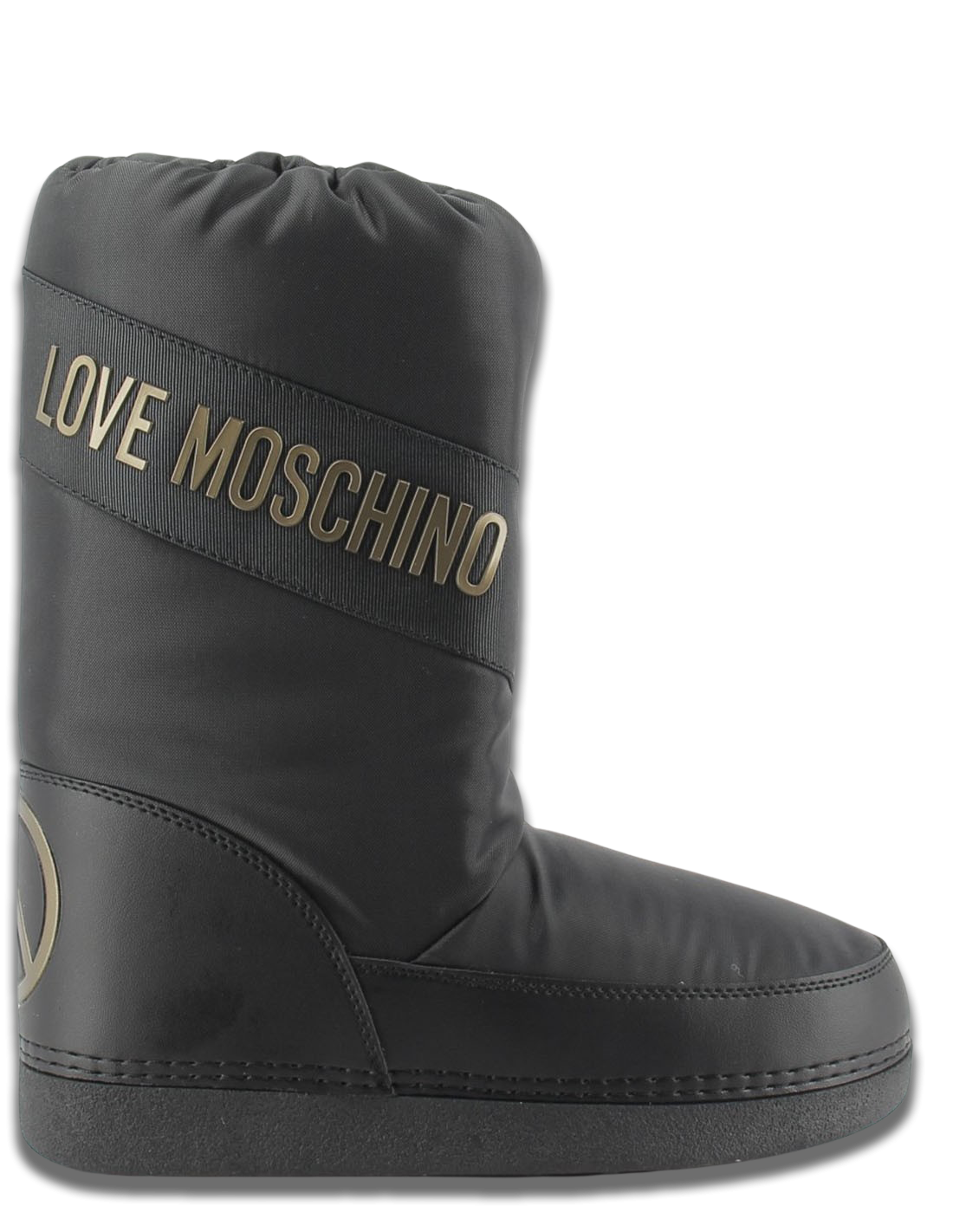 moschino love Bottes Femme Après-Ski Noir