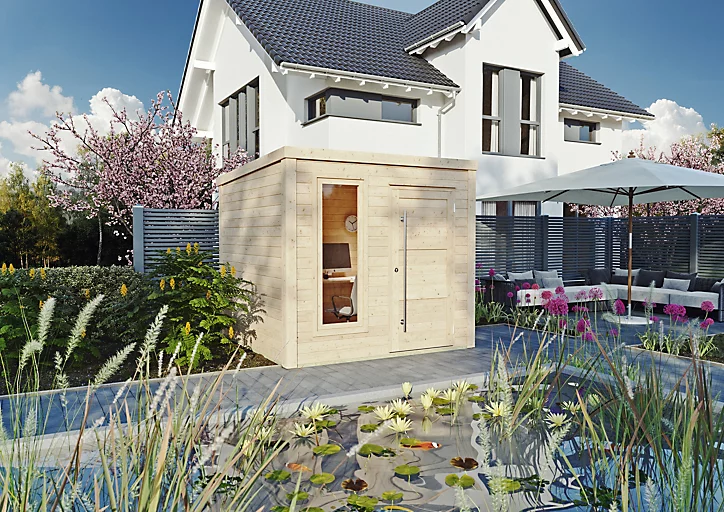 Abri de jardin Samtida Ep. 2,8 cm surface extérieur 6,73 m²