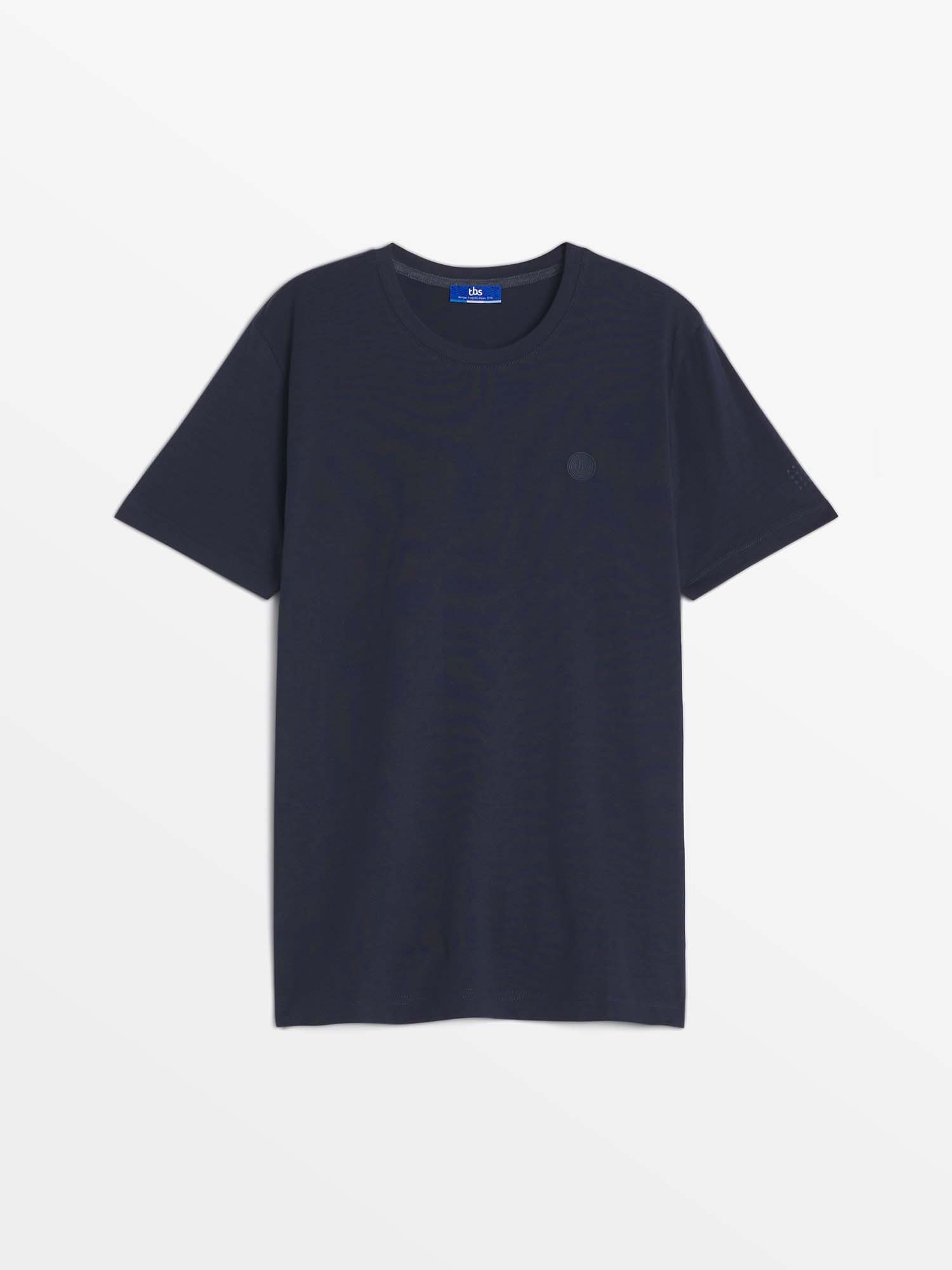 Tee Shirt Homme Manches Courtes Marine