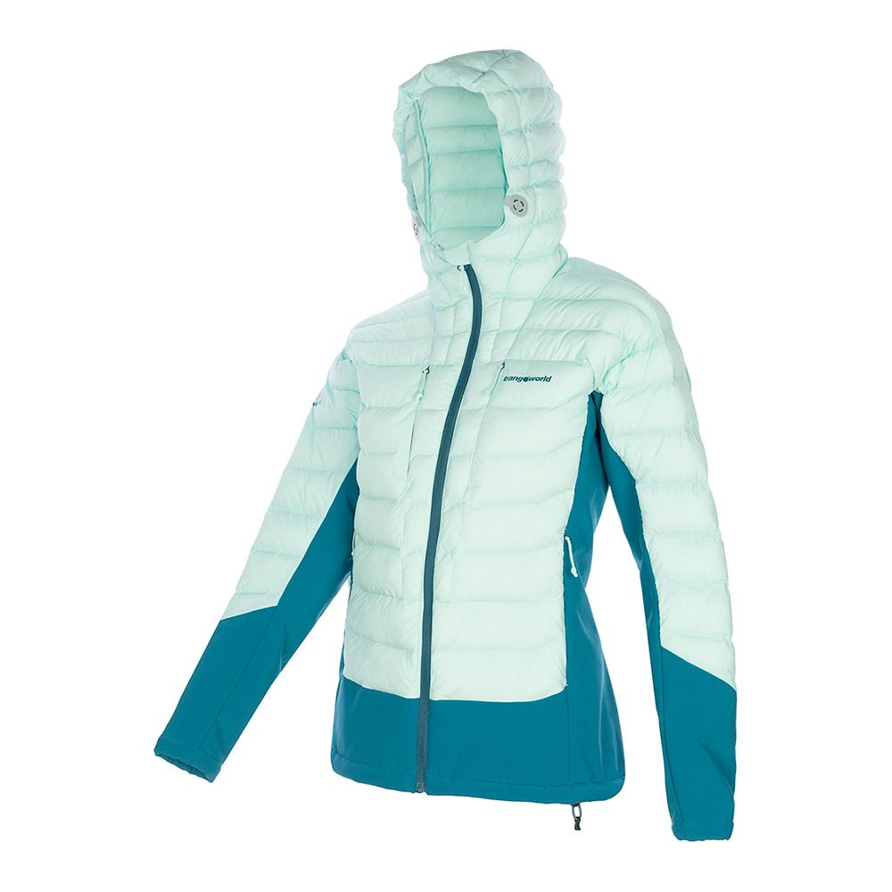 Trangoworld ABEILLE KB - Veste hybride Femme beach glass/corsair