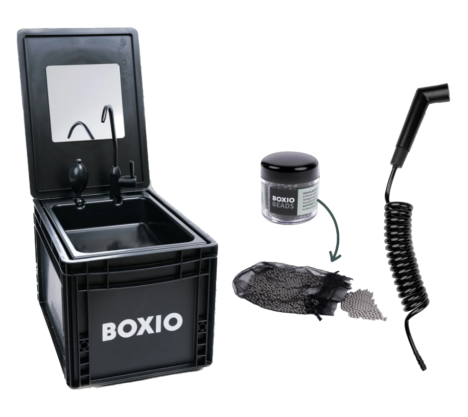 Boxio Wash Plus spoelbak met douche