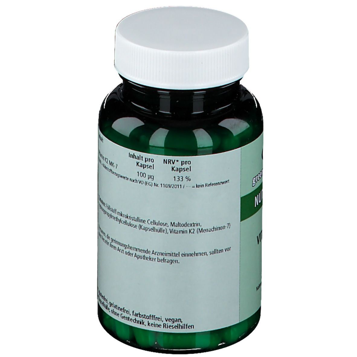 green line NUTRITHEKE Vitamin K4