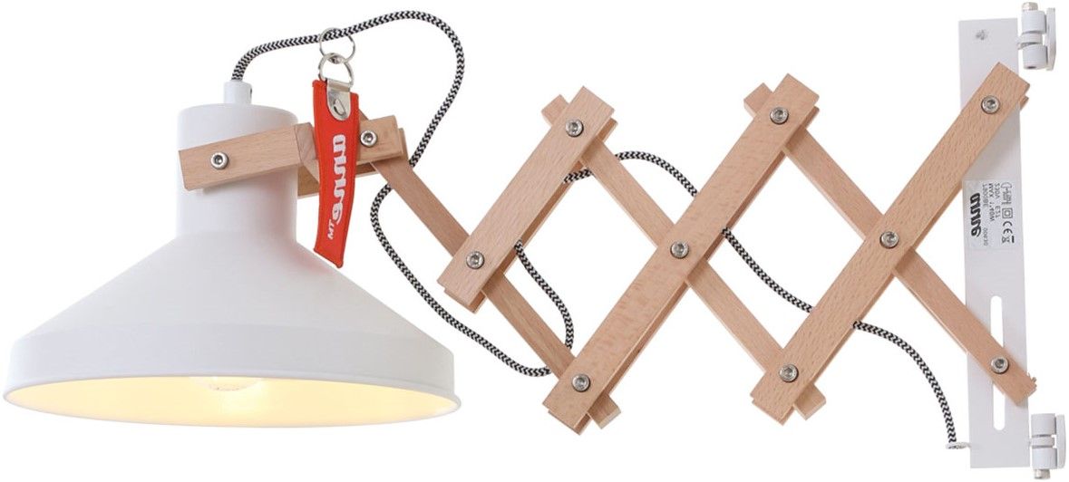 Wandlamp 7900BE Woody B66 x D23 cm