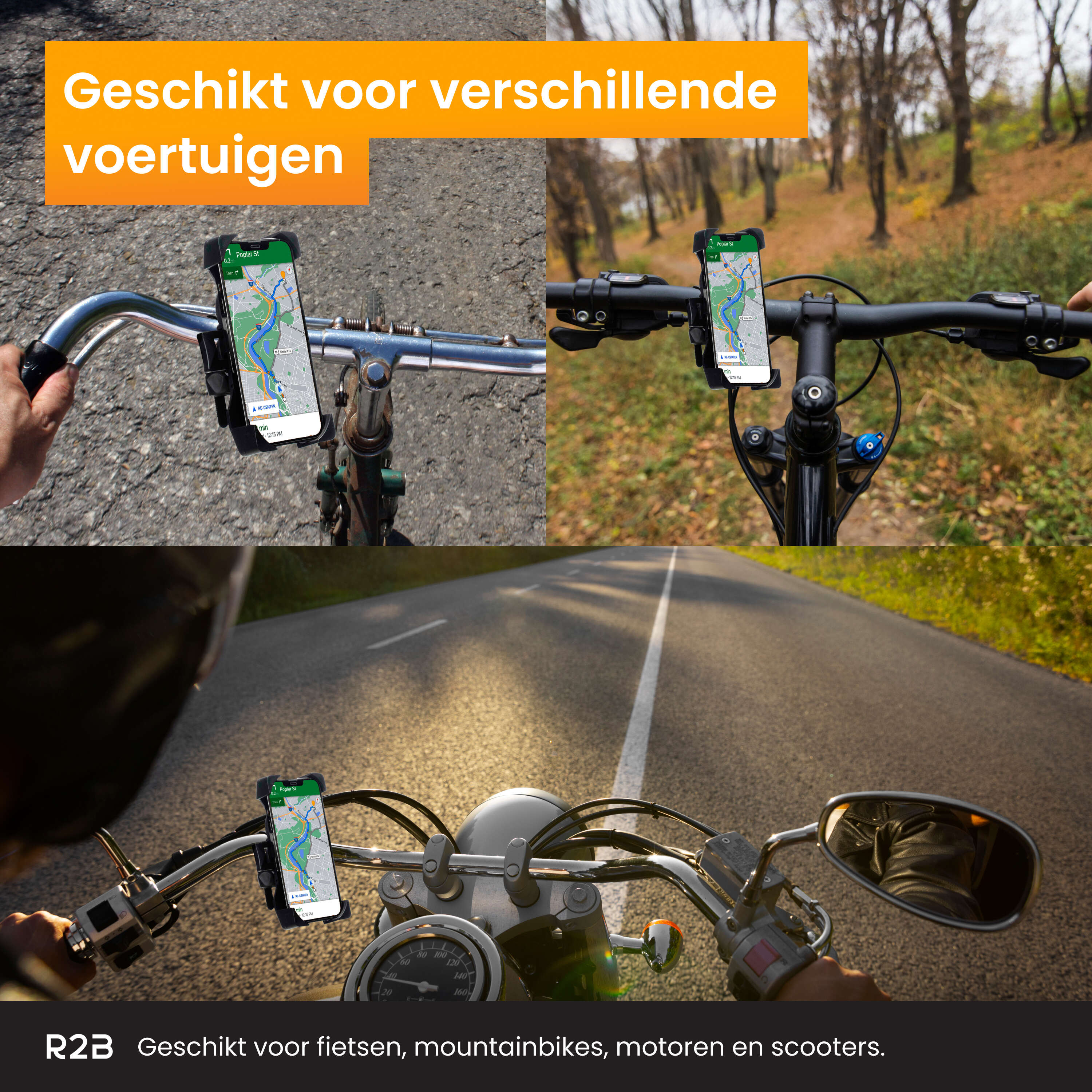 R2B Fiets telefoonhouder