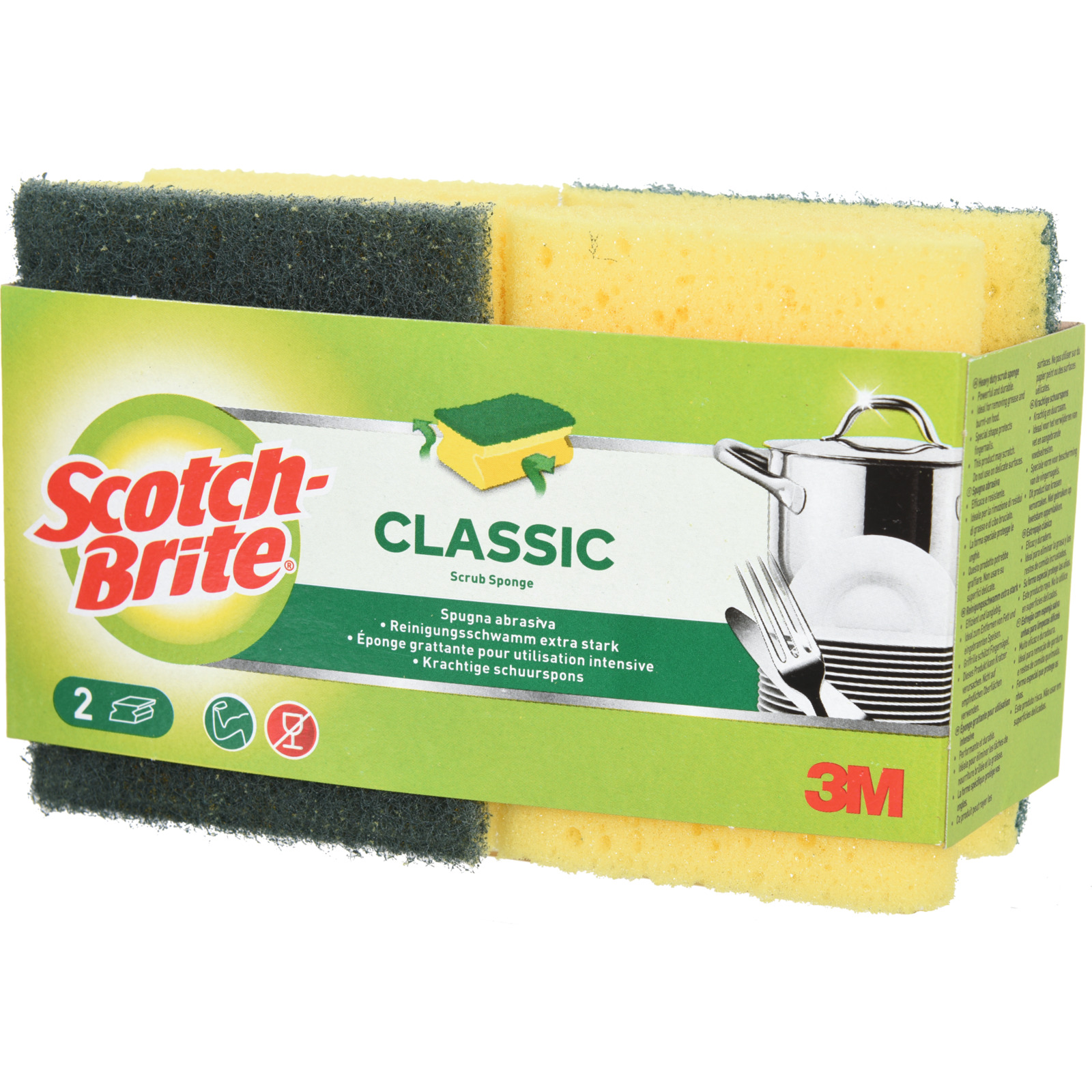 Scotch-Brite Classic Reinigungsschwamm extra stark 3M