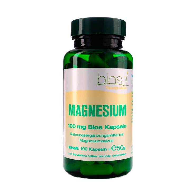 Magnesium 100 mg Bios Kapseln, 100 St