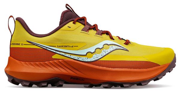 Chaussures de Trail Femme Saucony Peregrine 13 Jaune Orange