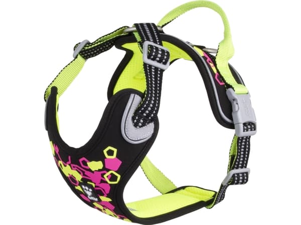 Hurtta Weekend Warrior Neon sele licorice 80-100 cm