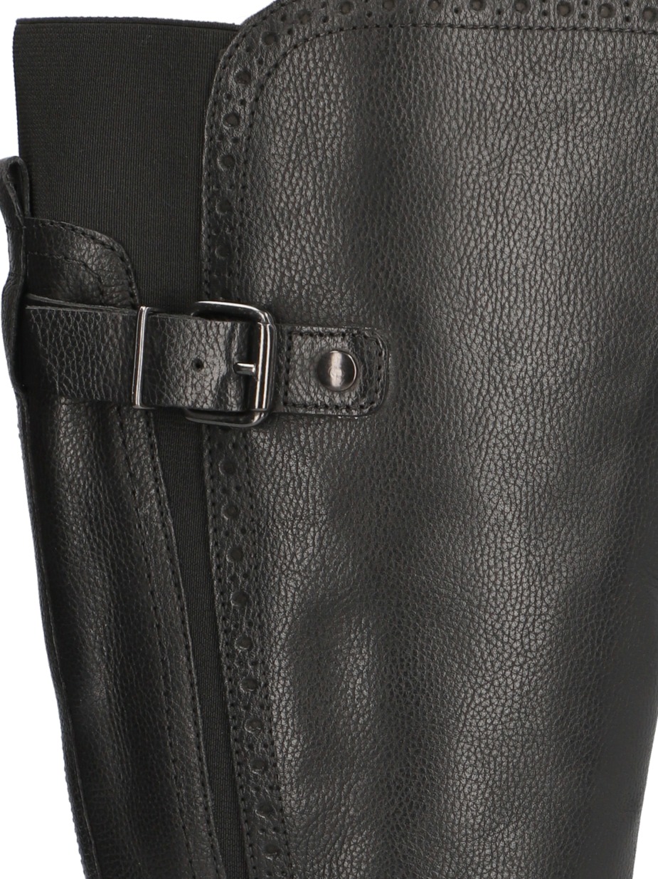 Glattleder Stiefel