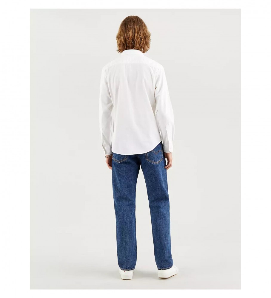 Levi's Camisa slim fit Housemark blanco