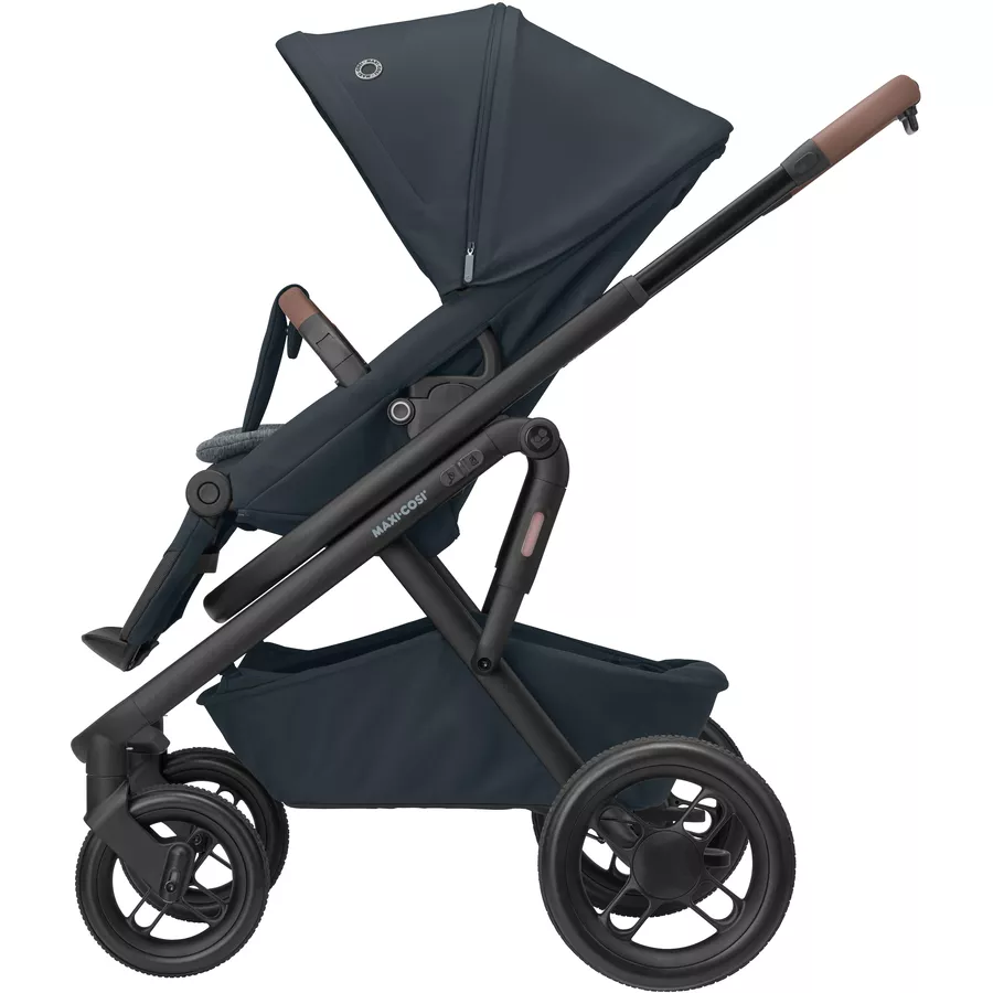 MAXI COSI Kombikinderwagen Lila XP Plus 3 in 1 Set Essential Graphite mit Babyschale Pebble 360 Essential Black