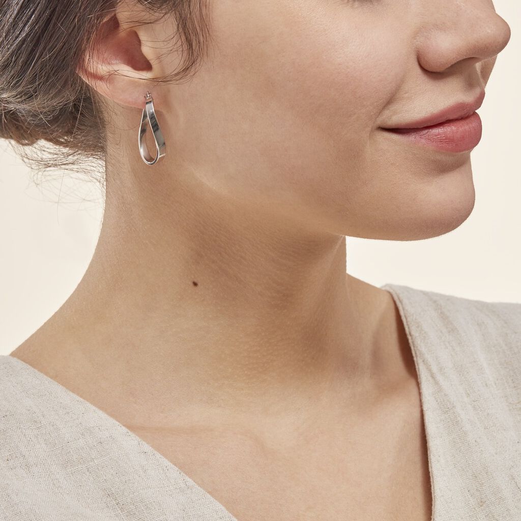 Créoles Silla Or Blanc