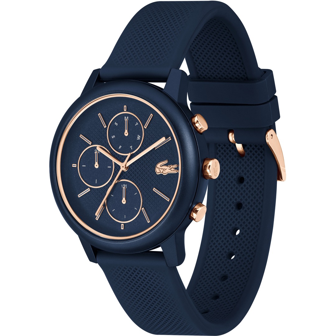 Lacoste 12.12 Move Day Date Blau