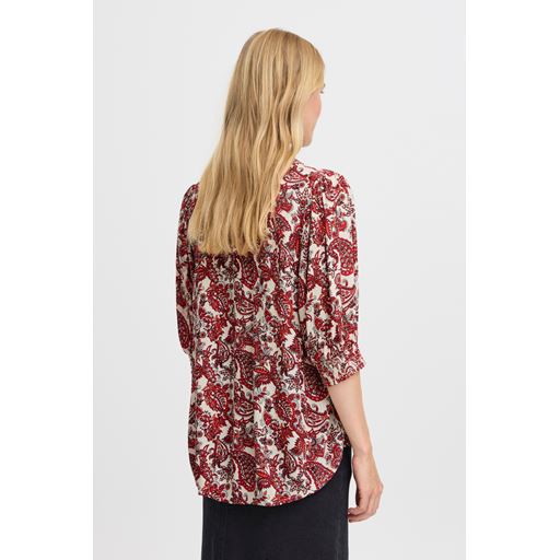 Fransa Avery Skjorte, Moonbeam/Geranium, L