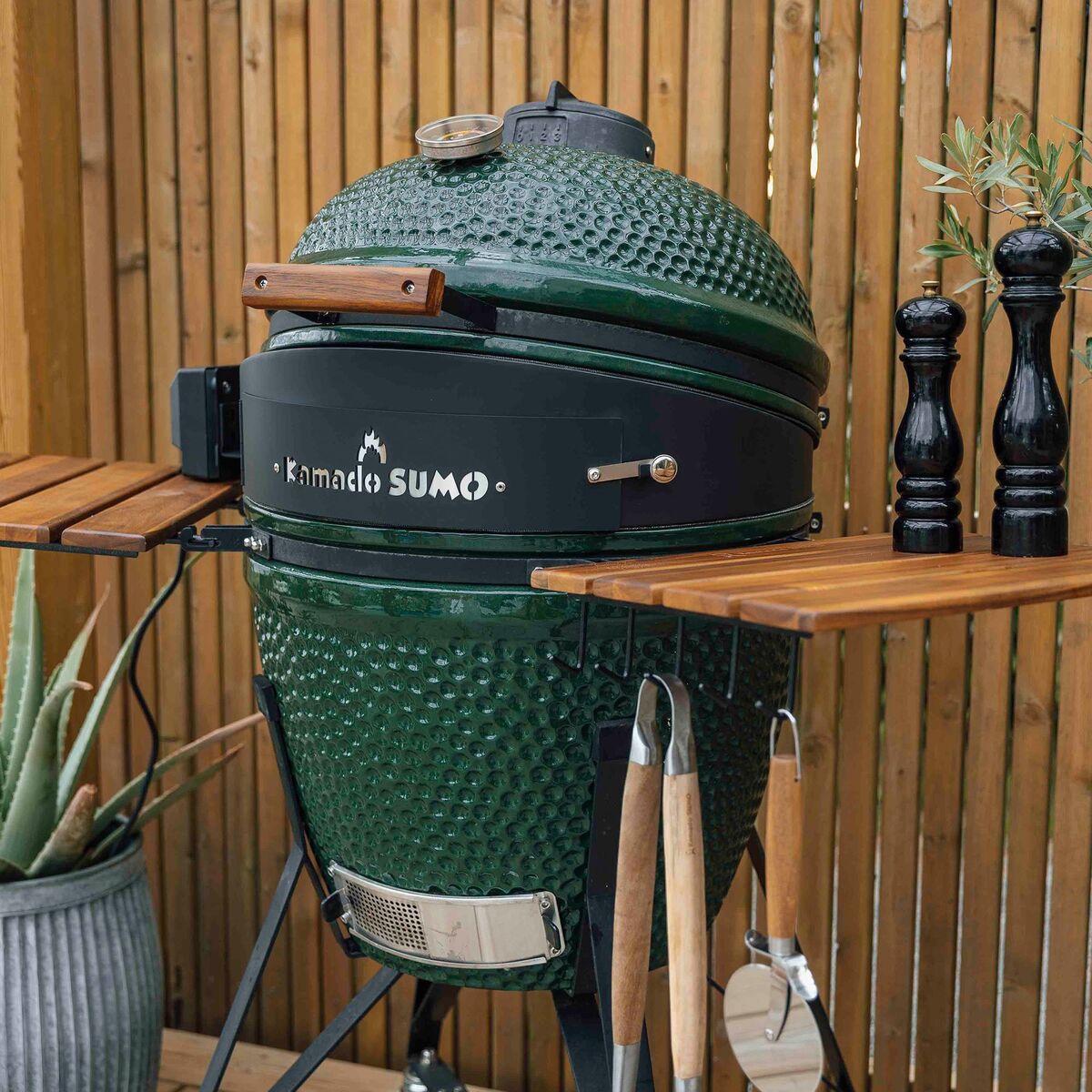 SUMO Midi + Grillmesterens rotisseri og pizzaovn, grønn