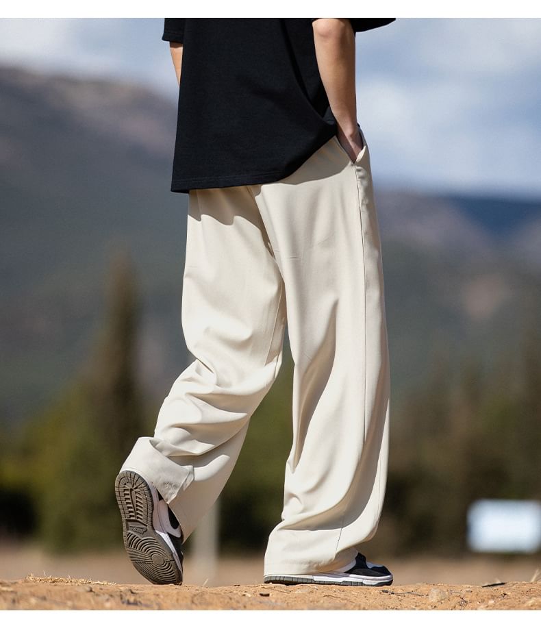 Really Point - Rechte broek met trekkoord in de taille