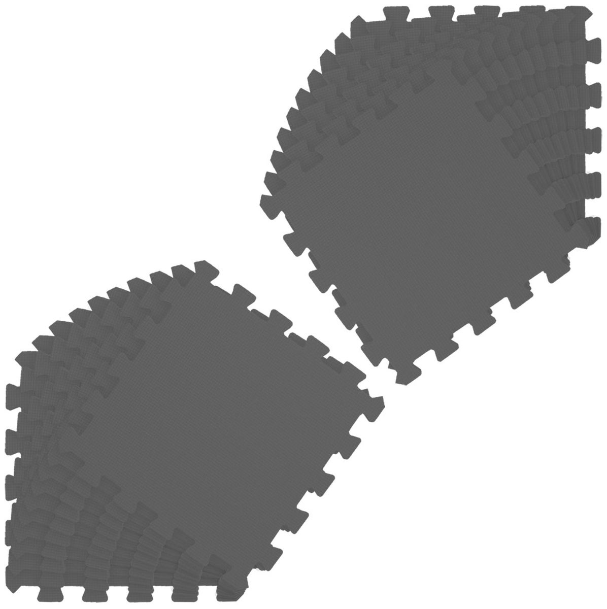 18-delige baby- en kinderpuzzelmat vanaf de geboorte - 30x30 speelmat grijs